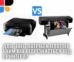 Для чого потрібен плоттер і чим він відрізняється від принтера?