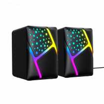 Колонки HAVIT HV-SK763 USB RGB, Black