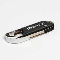 USB Flash 8Gb Mibrand Aligator USB 2.0, Gray (MI2.0/AL8U7G)