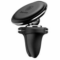 Тримач в машину Baseus Magnetic Air Vent Car Mount Holder, black (SUGX020001)