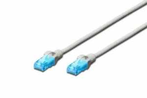 Патчкорд RJ45 7.0m UTP5е CCA,  DIGITUS сірий (DK-1512-070)