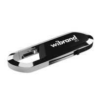 USB Flash 8Gb Wibrand Aligator USB 2.0, black (WI2.0/AL8U7B)