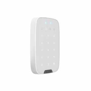 Бездротова сенсорна клавіатура Ajax Keypad PLUS біла (26078.83.WH1)